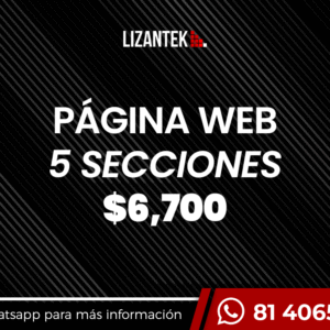 Página Web 5 Secciones