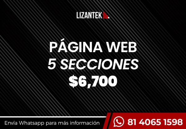 Página Web 5 Secciones