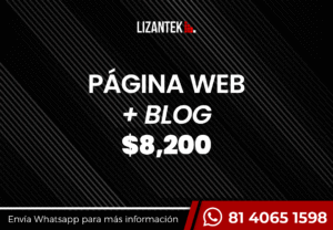 Página Web + Blog