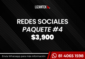 Redes Sociales Paquete 4