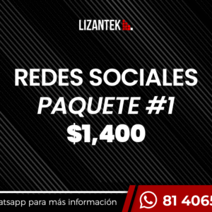 Redes Sociales Paquete 1