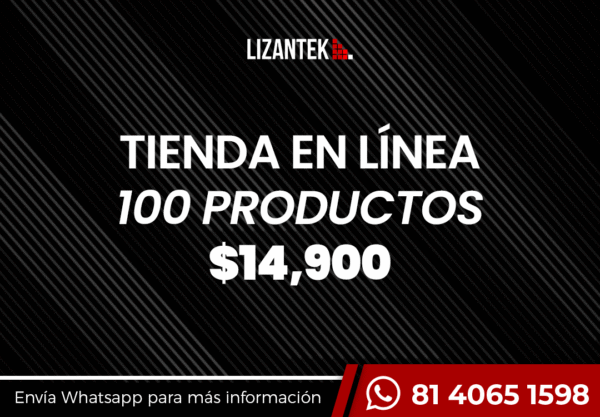 Tienda en Línea 100 productos